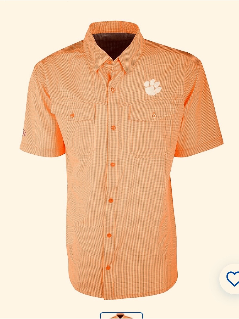 Drake Clothing Company Clemson Travelers Shirt, NWT